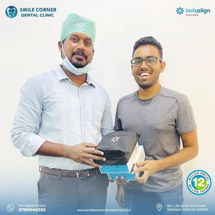 Dr.gopinathkandhanMDS provides Invisalign aligners
