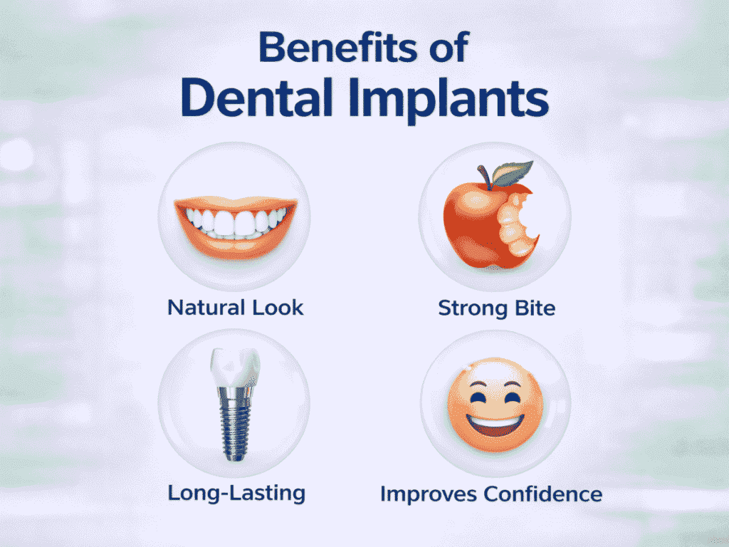 Benifits of dental implant 